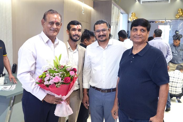 Group of guests at Honest showroom launch event