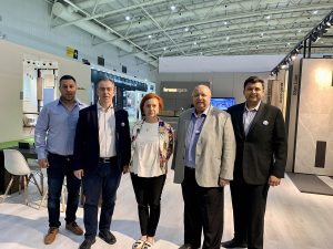 Sleek Boards team visiting Kronospan facility
